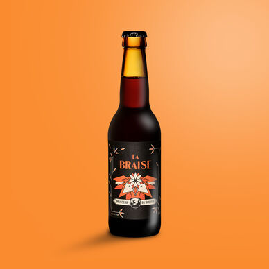 Biere La Braise du Bouffay, BRASSERIE DU BOUFFAY, bouteille 33cl