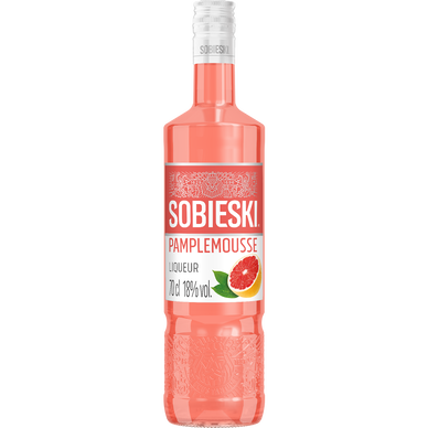 Liqueur à base de vodka et pamplemousse 18° SOBIESKI - bouteille 70cl