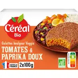 Galette Boulgour, Quinoa, Tomate et Paprika doux CEREAL BIO - 200g
