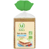 Pain de mie spécial sandwich nature grandes tranches  500g