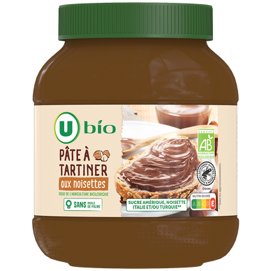 Pâte à tartiner aux noisettes pot 700g