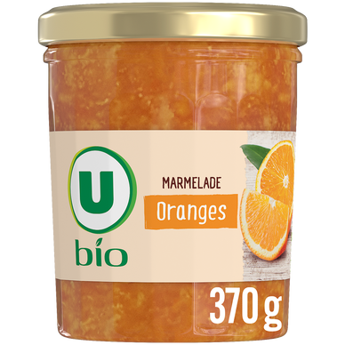 Marmelade d'orange U BIO pot 370g