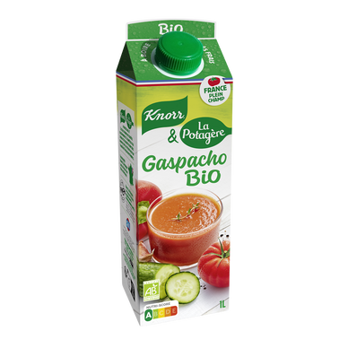 Gaspacho rouge soupe de tomates et huile d'olive vierge extra 2% bioLA POTAGERE 1L