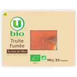 Truite fumée au bois de hêtre, BIO 100g