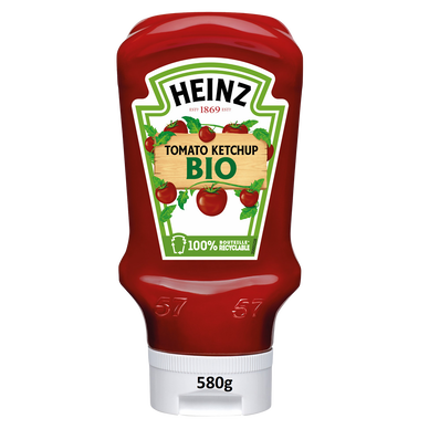 Tomato ketchup bio HEINZ, 580g