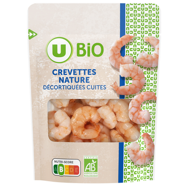 Crevettes cuites et décortiquées  100g
