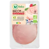 Bacon fumé - x10 tranches, 100g