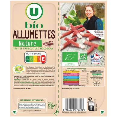 Allumettes nature - 2x75g