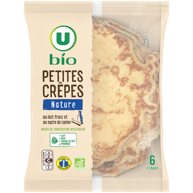 Petites crêpes bretonnes bio  6x240g