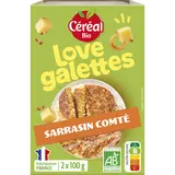 Galette Sarrasin Comté CEREAL BIO  -  x2, 200g