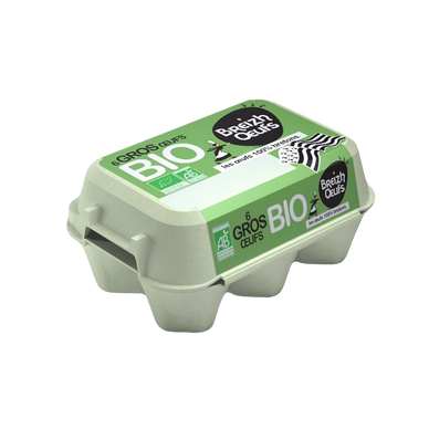 Oeufs plein air calibre gros BIO BREIZH OEUF x6