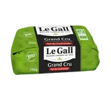 Beurre baratte grand cru bio au sel de Guérande LE GALL, plaquette 250g