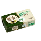 Beurre doux bio ISIGNY STE MERE, 82% de MG, plaquette de 200g