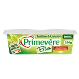 Matière grasse BIO tartines et cuisine PRIMEVERE, 55% de MG, 250g