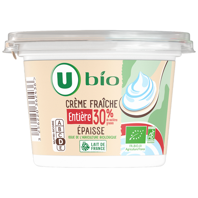 Crème fraîche épaisse  30%MG - 20cl 196g