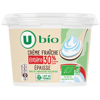 Crème fraîche épaisse 30 % MG - 50cl