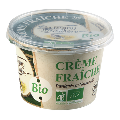 Crème fraîche bio ISIGNY STE MERE, 35%MG - Pot 20cl
