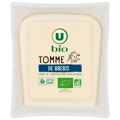 Tomme de brebis lait pasteurisé  36%mg, 160g