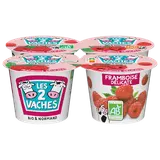 Yaourt aux fruits bio framboise LES 2 VACHES - 4x115g