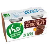 Crème renversée brebis BIO chocolat VRAI 2x125g