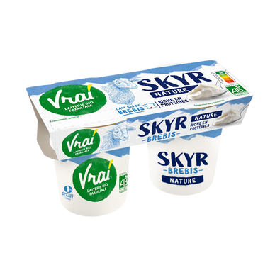 Skyr brebis nature bio VRAI 2x115g