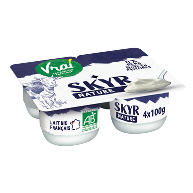Skyr nature bio VRAI 4x100g