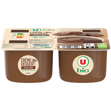 Crème dessert chocolat - 4x95g