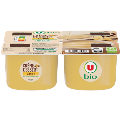 Crème dessert vanille - 4x95g