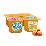 Crème dessert caramel bio LES 2 VACHES - 4x95g