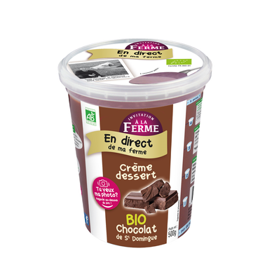 CREME DESSERT CHOCOLAT 500G FERME PEARD