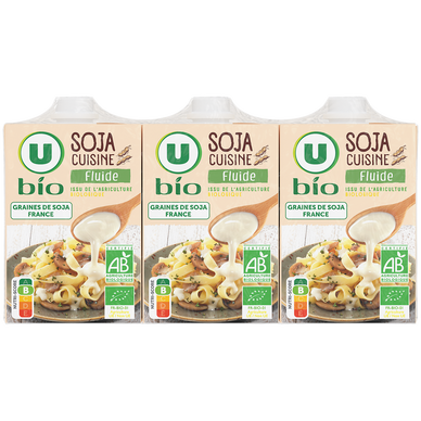 Soja cuisine fluide  , 3x20cl