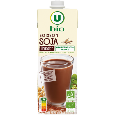 Boisson végétale soja au chocolat 1l