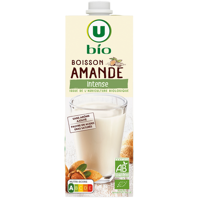 Boisson végétale amande intense brique 1 litre