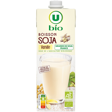 Boisson végétale soja à la vanille 1l