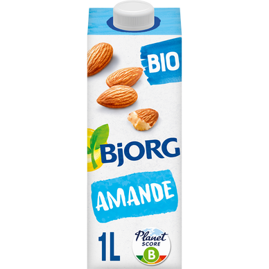 Boisson végétale Bio Amande BJORG - Brique 1L