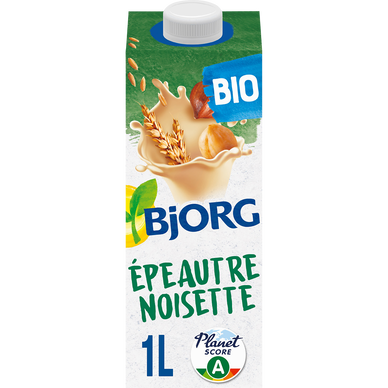 Boisson végétale Bio Epeautre Noisette BJORG - Brique 1L
