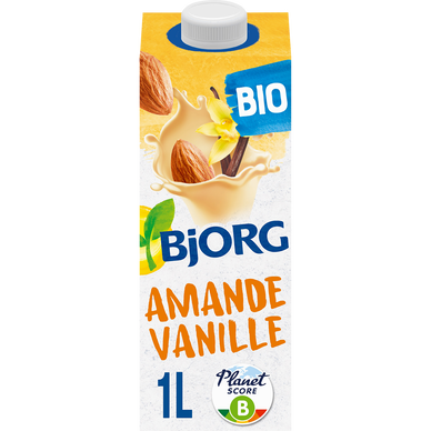 Boisson végétale lait d'Amande vanille bio BJORG - brique 1l
