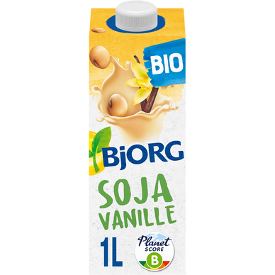 Boisson végétale Bio Soja Vanille BJORG - Brique 1L