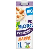 Boisson végétale lait d'amande protéïnes bio BJORG - brique 1l