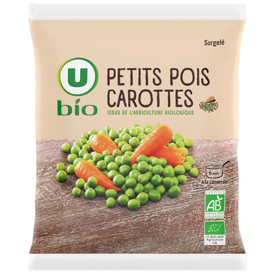 Petits pois carottes 600g