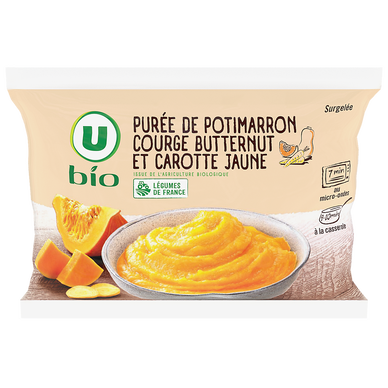 Purée de potimaron courge buttermut carotte surg  450g