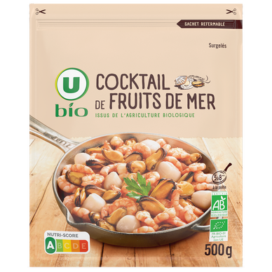Cocktail de fruits de mer surgelé 500g