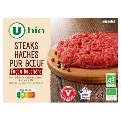 Steak hachés Façon bouchère x4 500g