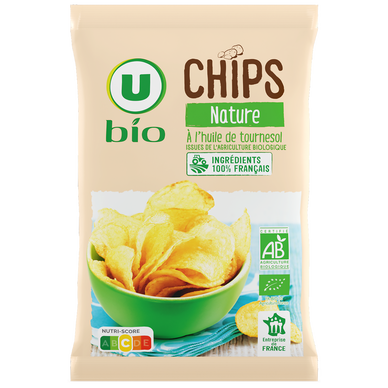 Chips nature bio  sachet de 125g