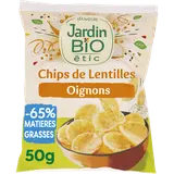 Chips lentilles soufflées et oignons bio JARDIN BIO 50g