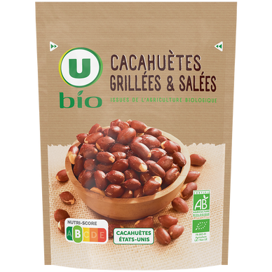 Cacahuètes salées , paquet 100g