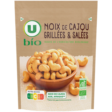 Noix de cajou grillées salées , paquet 100g