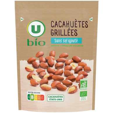 Cacahuètes grillées sans sel ajouté 100g
