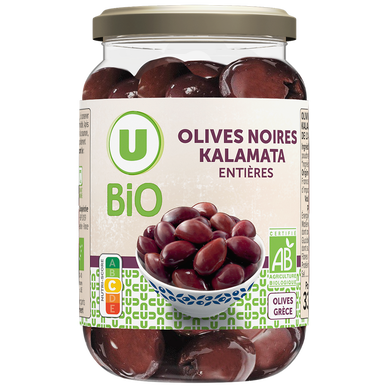 Olives noires au naturel Kalamata 200g