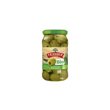 Olives Vertes dénoyautées BIO TRAMIER, 130 g